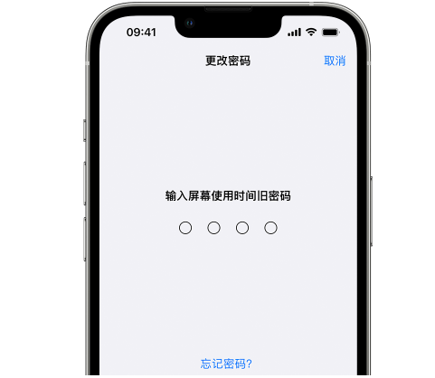 武穴iPhone屏幕维修分享iPhone屏幕使用时间密码忘记了怎么办 