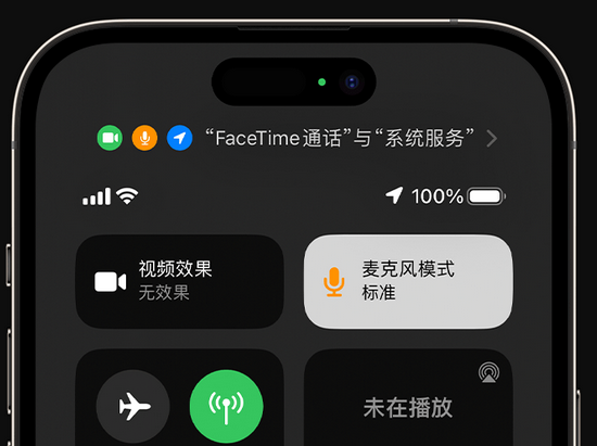 武穴苹果授权维修网点分享iPhone在通话时让你的声音更清晰 