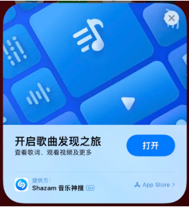 武穴苹果14维修站分享iPhone14音乐识别功能使用方法 