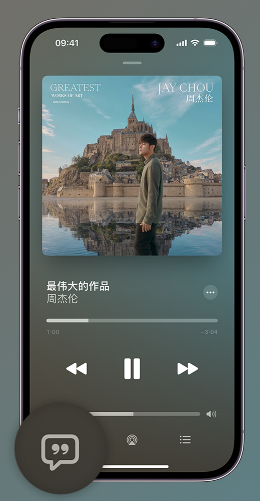 武穴iphone维修分享如何在iPhone上使用Apple Music全新唱歌功能 