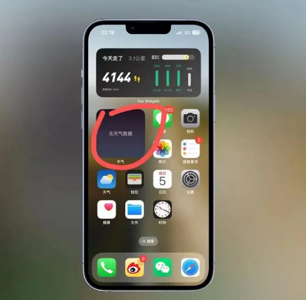 武穴苹果手机维修分享:iOS16主屏幕天气小组件无法正常工作怎么办？ 