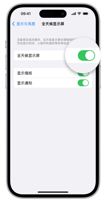 武穴苹果14维修店分享如何自定义 iPhone 14 Pro 常亮显示屏 