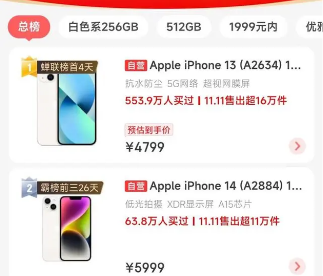 武穴苹果14维修分享iPhone14配置不如同价位的安卓还能大卖 