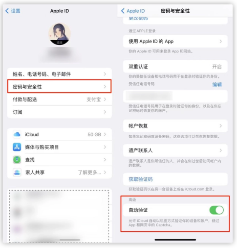 武穴苹果手机维修分享iOS 16 自动验证功能开启方法 